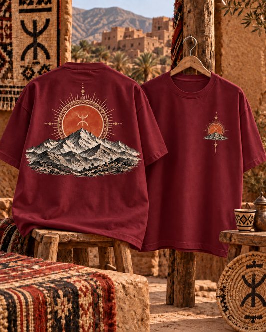 T-Shirt Oversize Atlas Héritage – Unisexe