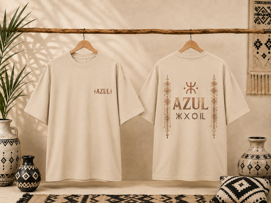 T-Shirt Oversize Héritage Amazigh – Unisexe