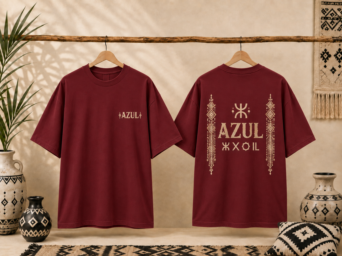 T-Shirt Oversize Héritage Amazigh – Unisexe
