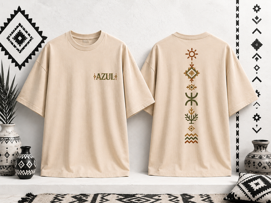 T-Shirt Unisexe IMDIWEN – Design Amazigh Marocain | TIMLSIT