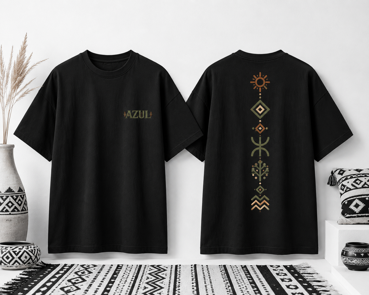 T-Shirt Unisexe IMDIWEN – Design Amazigh Marocain | TIMLSIT