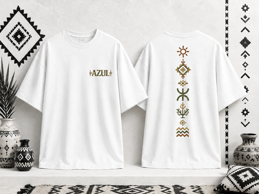 T-Shirt Unisexe IMDIWEN – Design Amazigh Marocain | TIMLSIT