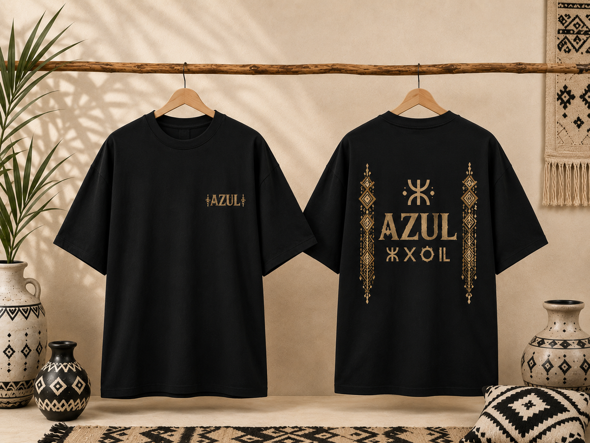 T-Shirt Oversize Héritage Amazigh – Unisexe